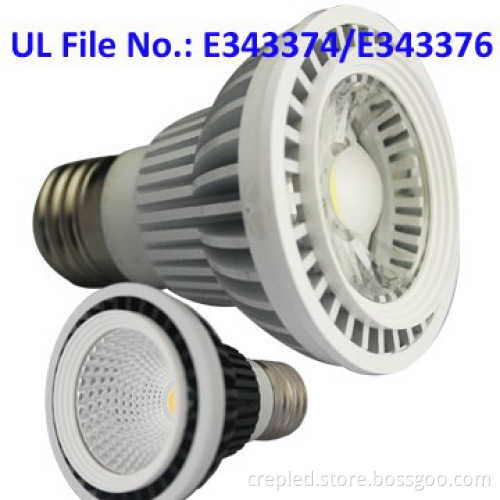 black&white dimmable ul cob led par30 18w e26 e27